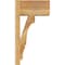 Ekena Millwork Balboa Block Rough Sawn Outlooker, Western Red Cedar, 8"W x 14"D x 26"H OUT08X14X26BOA05RWR - alternate 2